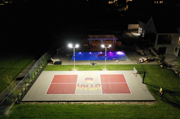 Creating Brighter Basketball Courts