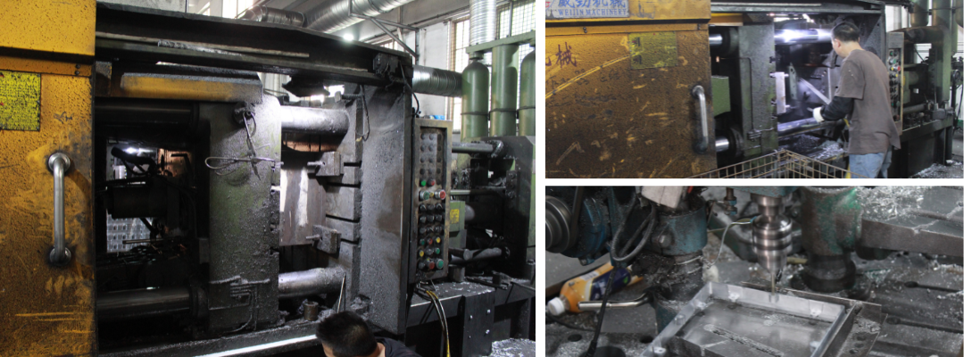 Solar street light mold die casting machine