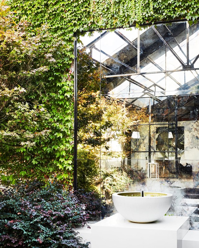 large garden mirror