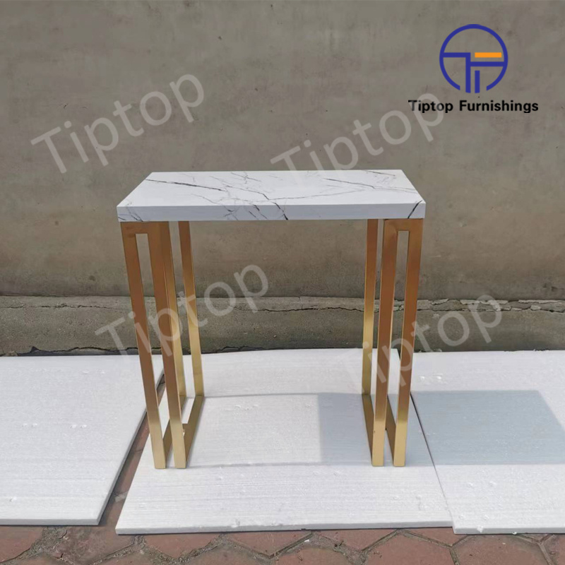 stainless steel coffee table