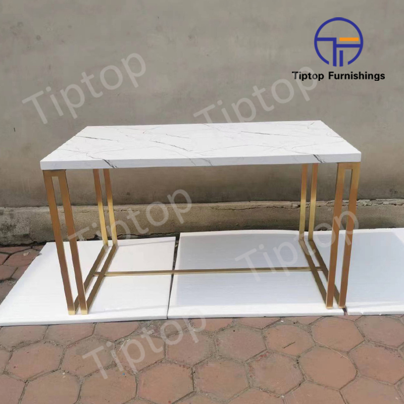stainless steel coffee table