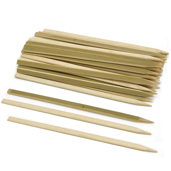 flat bamboo skewer