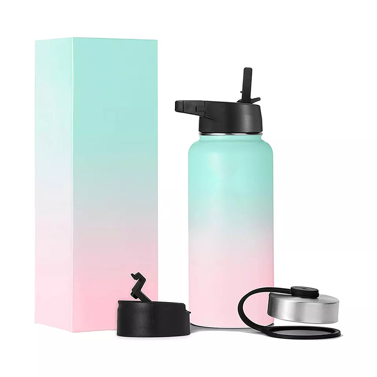 stainless steel sport water bottle