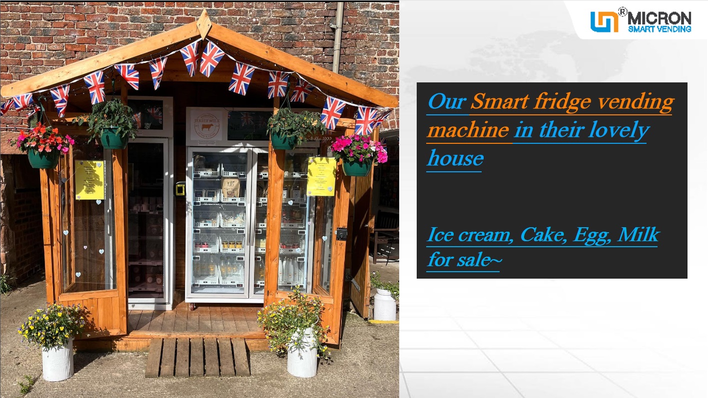 Smart fridge vending machines with the big Genki Forest logo are everywhere