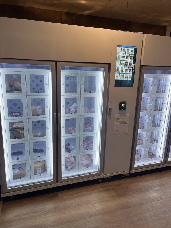 Farm Fresh Vending Machine at Chilliwack Farm Canada