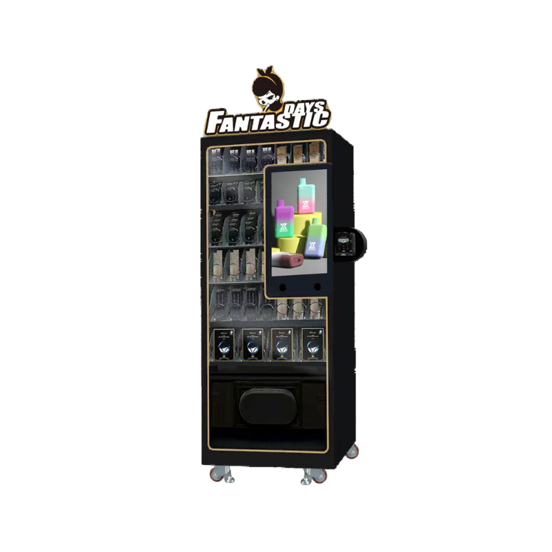 2024 Malaysia Retail Technology & Supermarket Equipment Expo Slim Fashion Vending Machine with Custom Lightbox