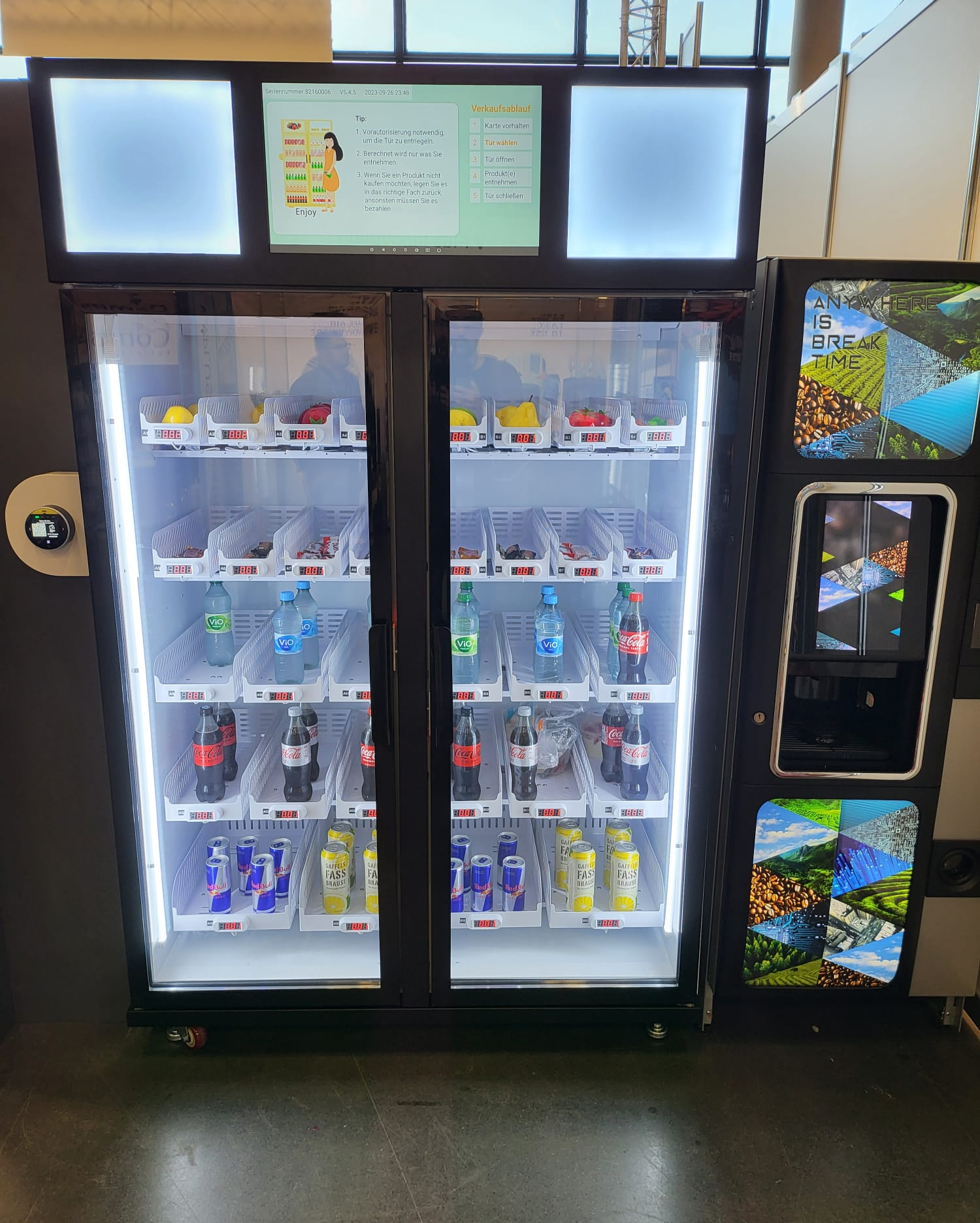 WEIMI Smart Fridge at Germany Vending Show-VENDTRA