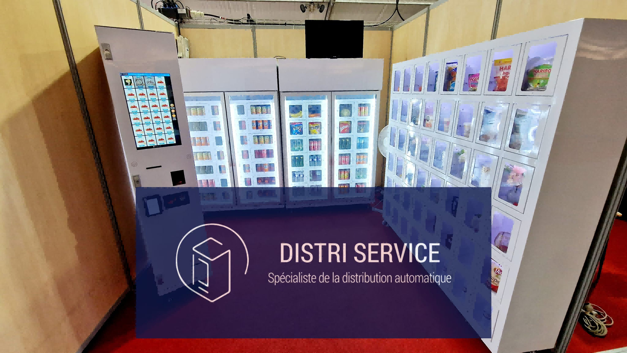 Free Match Locker Vending Machine at French Vending Expo
