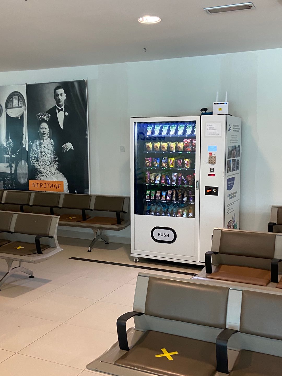 Micron vending machines in airports