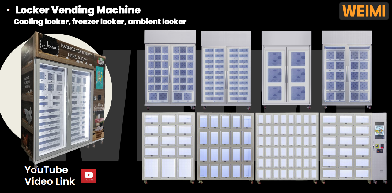 Locker Vending Machine cooling locker freezer locker ambient locker