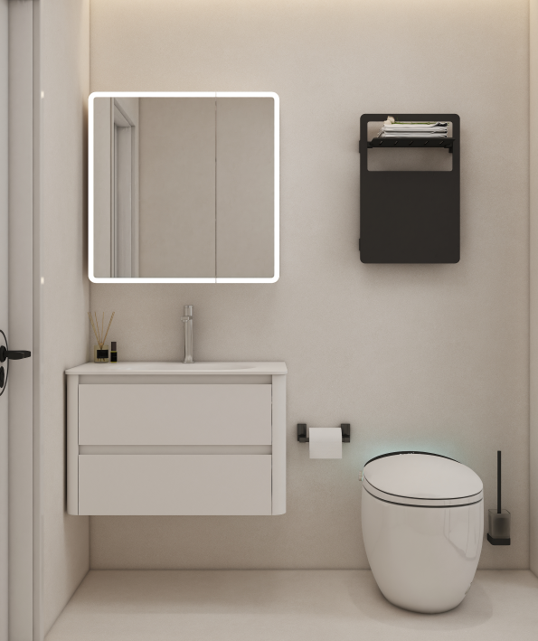 modern bathroom vanity with wall mounted bathroom vanity design