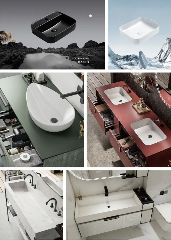 Queenswood has established a complete basin matching system including seamless rock slab basins, ceramic plates, hot-bent basins...all major mainstream basins, and formed a separate product series system for different basins to meet the needs of different consumer levels as much as possible.