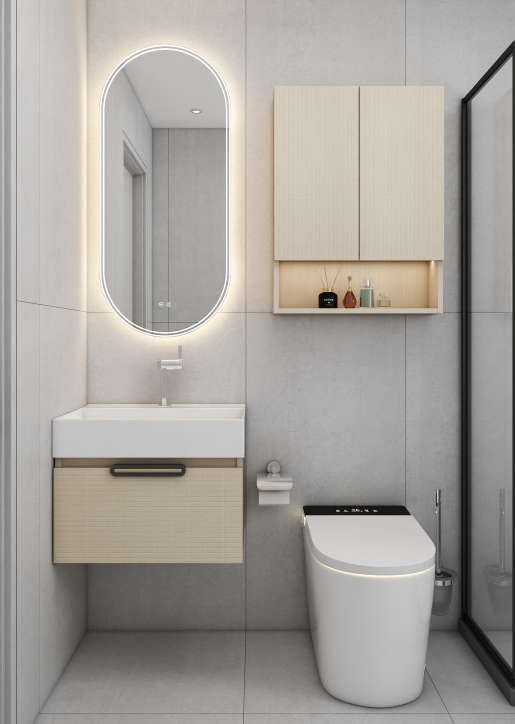 bathroom cabinets for small bathrooms with wall mounted vanity