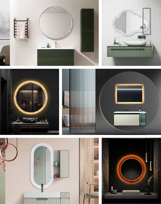 Queenswood has an independent mirror product system, including three major mirror categories: ordinary smart mirrors, art mirrors, and storage mirror cabinets. Various storage solutions each have their own functions, and you can create the bathroom life you desire as needed.