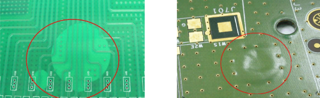 PCB blistering