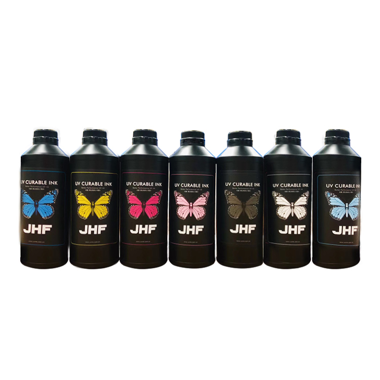 UV Ink Golden Varnish Bottles - Industrial Digital Printing Consumables