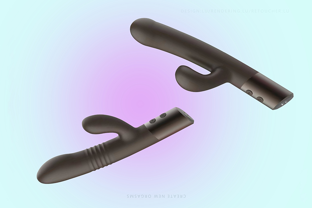 telescopic vibrator, thrusting vibrator, dual vibrator, sex toy factory