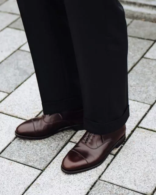 brown oxford shoes