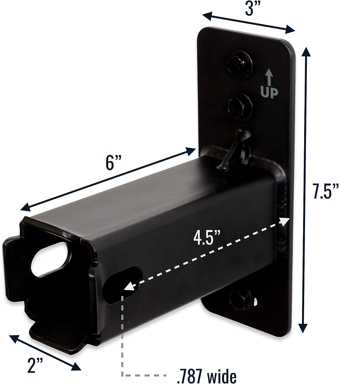 Hitch Wall Mount, Bike and Cargo Rack Hanging Garage Organizer, Trailer Hitch Receiver Storage