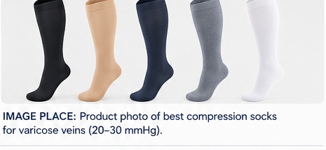 Compression Medical Socks for Varicose Veins