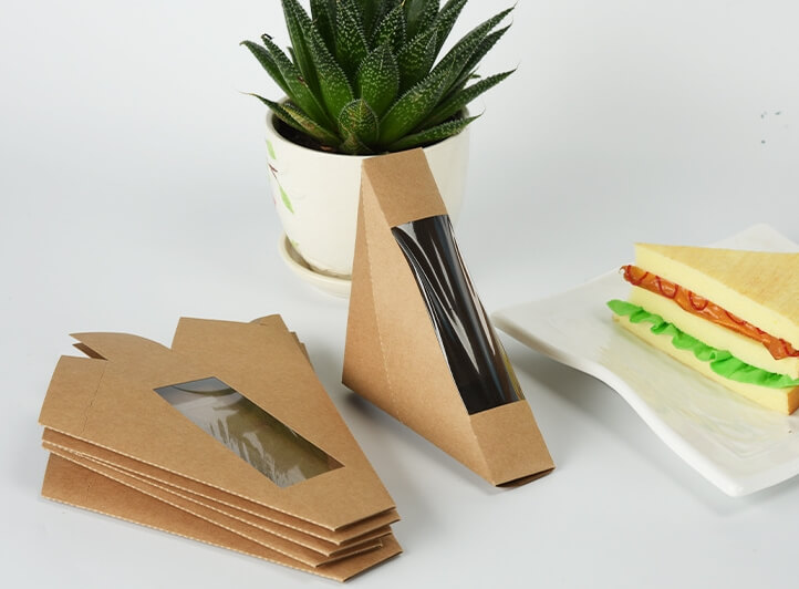 sandwich wedge box with window