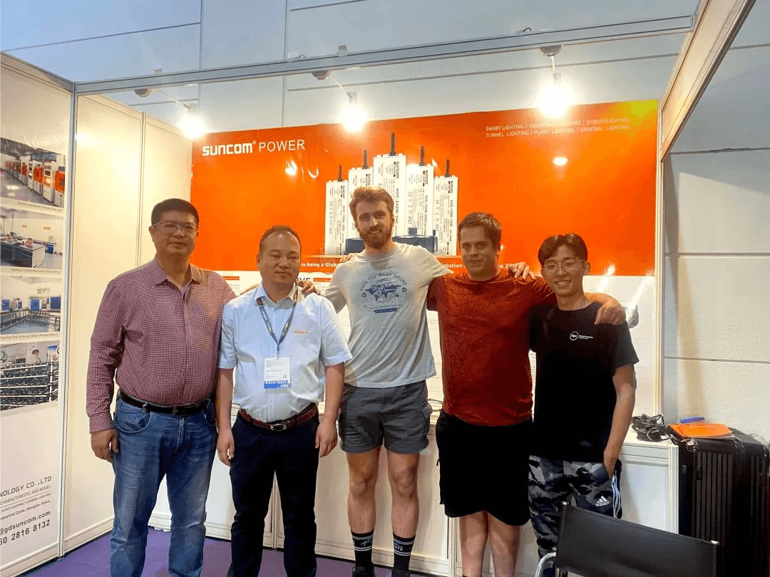 Group photo with clients