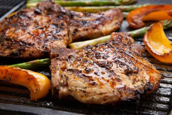 grilling with gas stove