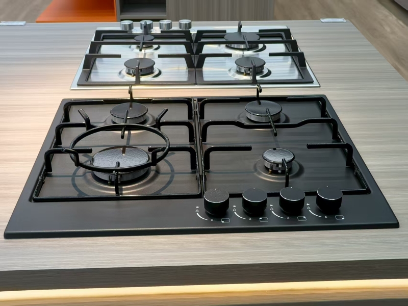 enamel panel gas hob 4 burners