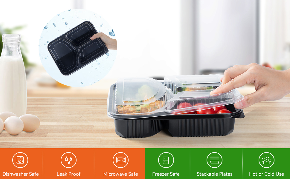 recyclable meal prep containers
