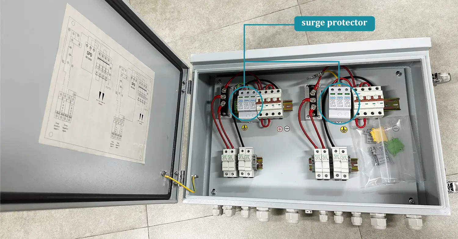 Protection unit Surge protector of combiner box