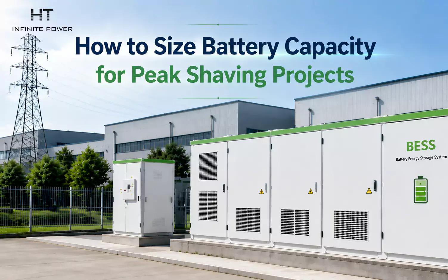 How to Size Battery Capacity for Peak Shaving Projects