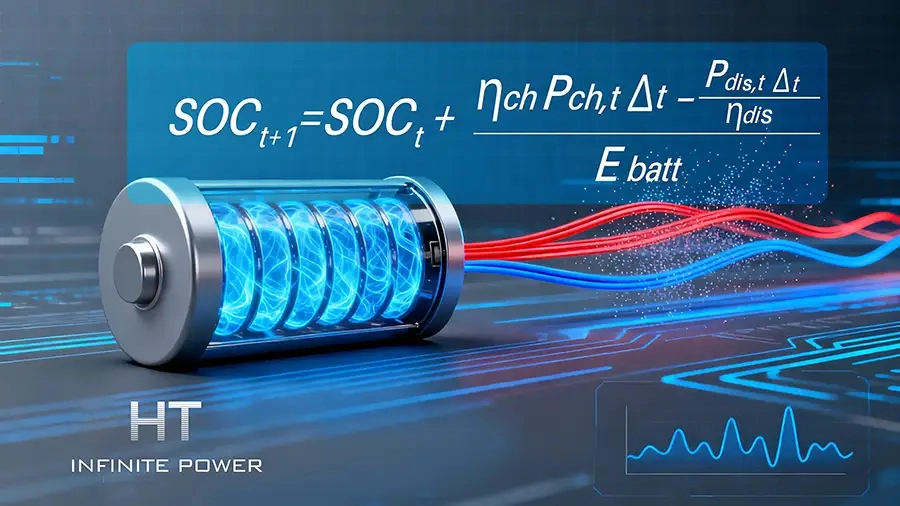 Battery SOC evolution formula