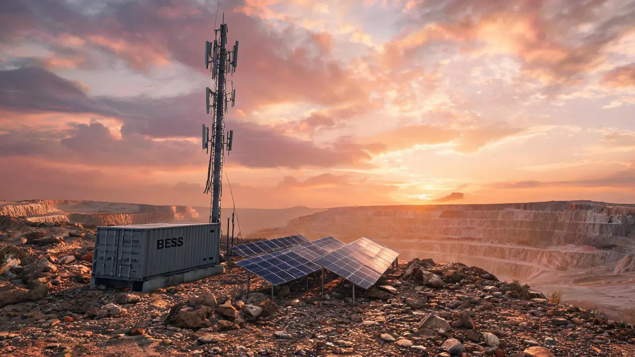 Mining area energy storage system