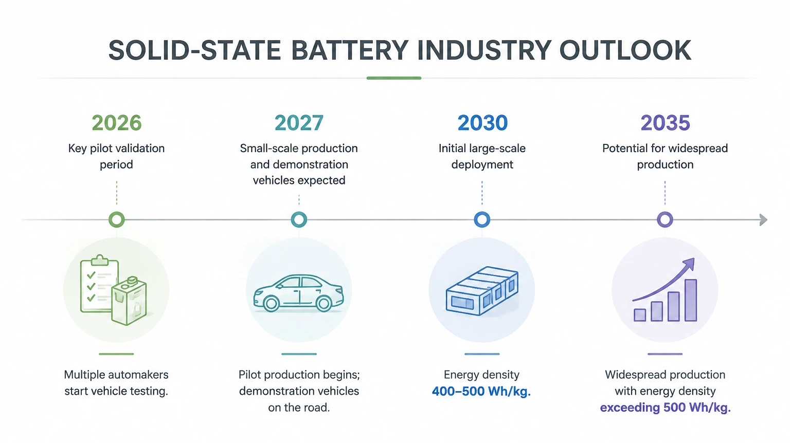 Vooruitzichten voor de solid-state batterijindustrie