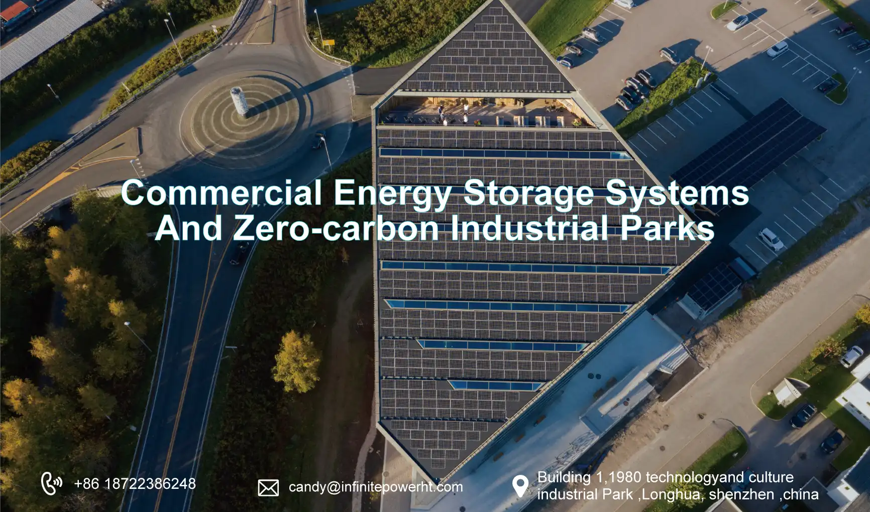 Contactez HT Infinite Power pour des solutions de stockage d'énergie pour parcs industriels