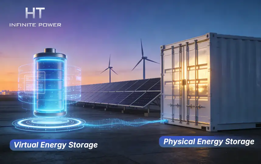Stockage d'Énergie Virtuel vs. Stockage d'Énergie Physique : Comparaison Pratique des Solutions PV-Storage en Europe