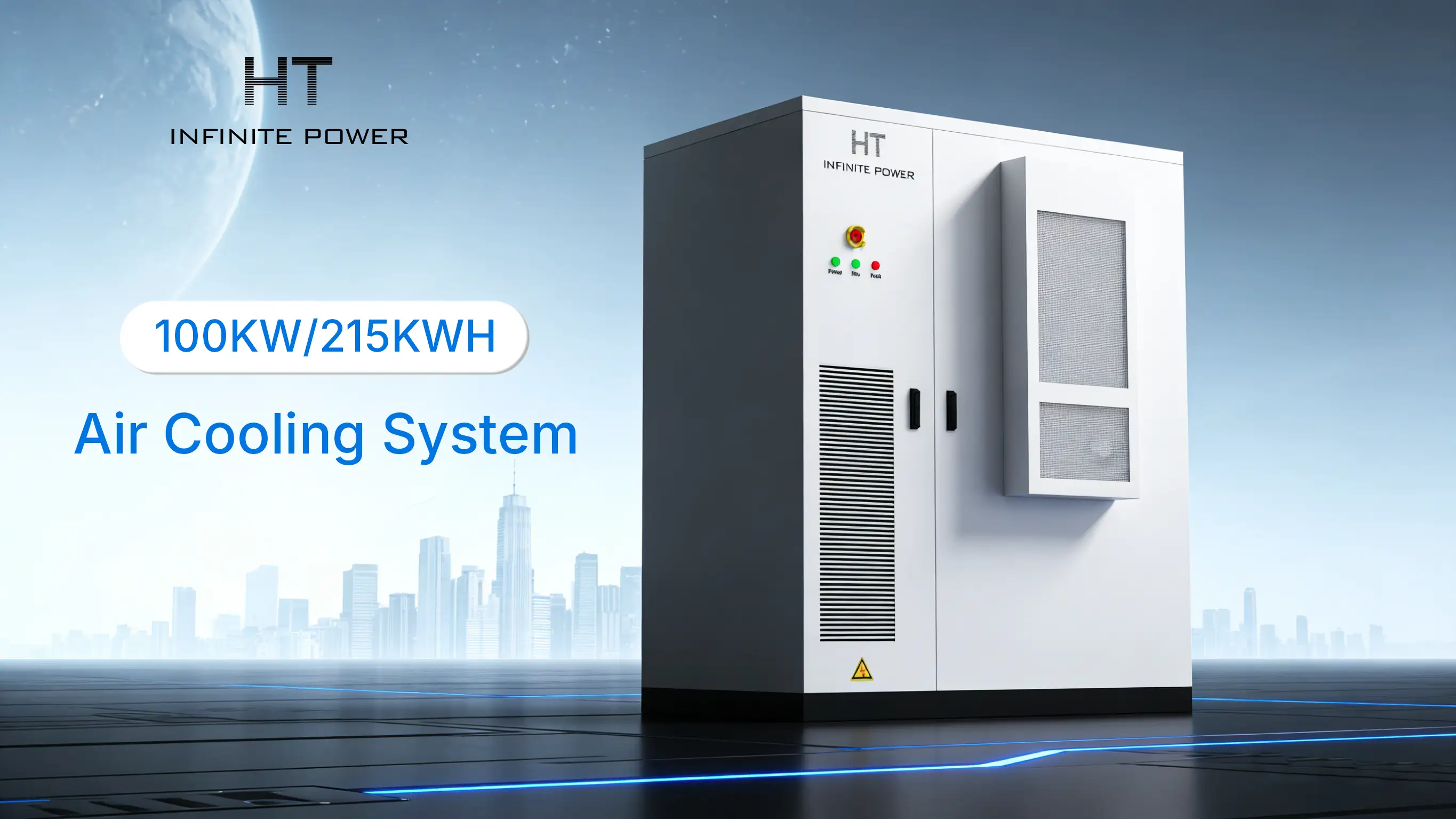 HT INFINITEPOWER 100 kW / 215 kWh luchtgekoeld energieopslagsysteem