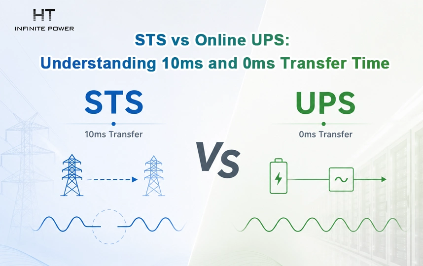 STS vs UPS online : pourquoi 10 ms et 0 ms peuvent déterminer si les équipements restent en ligne