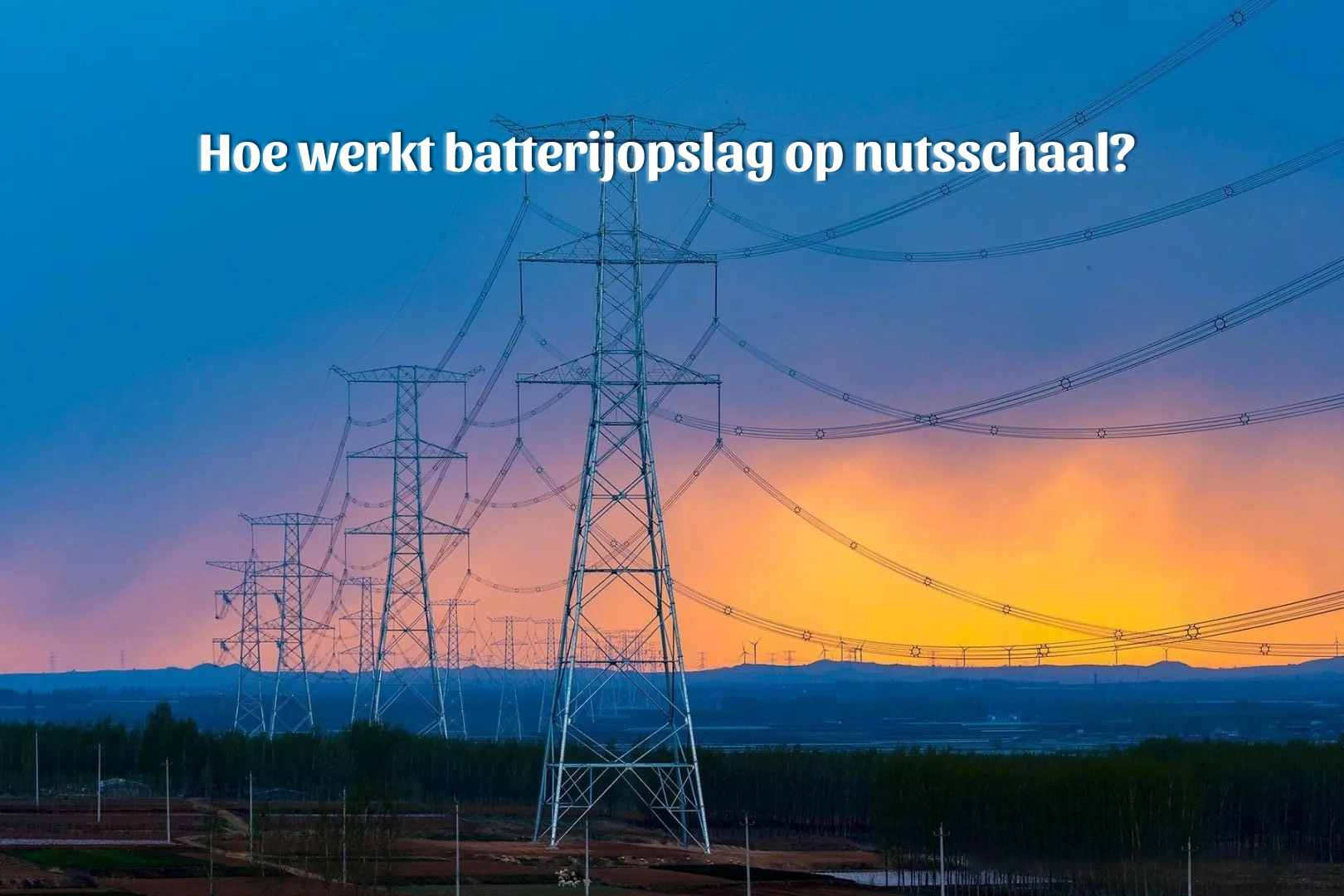 Hoe werkt batterijopslag op nutsschaal?