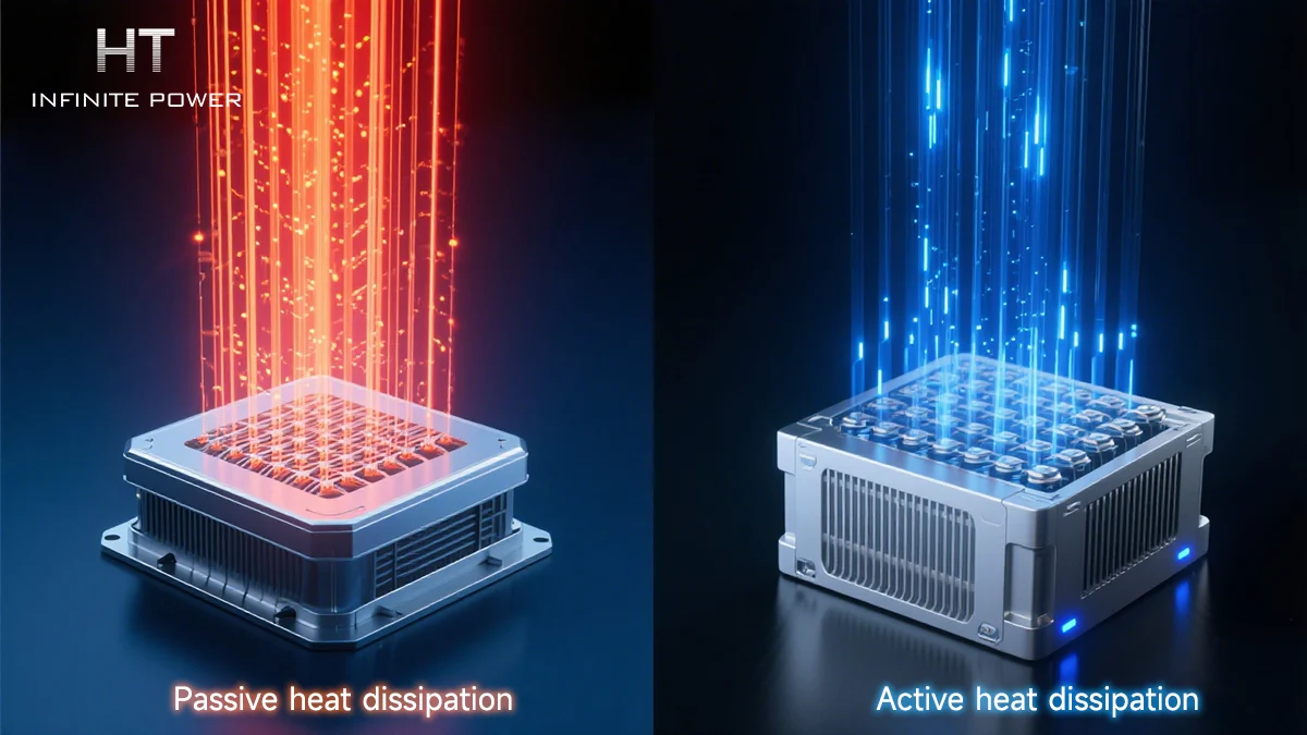 Gestion thermique dans les systèmes de stockage d’énergie — Refroidissement passif vs actif