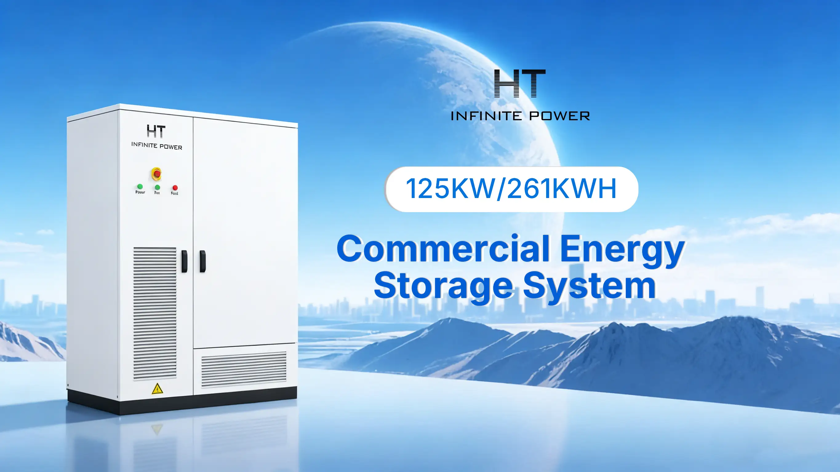 HT INFINITEPOWER 125 kW / 261 kWh energieopslagsysteem