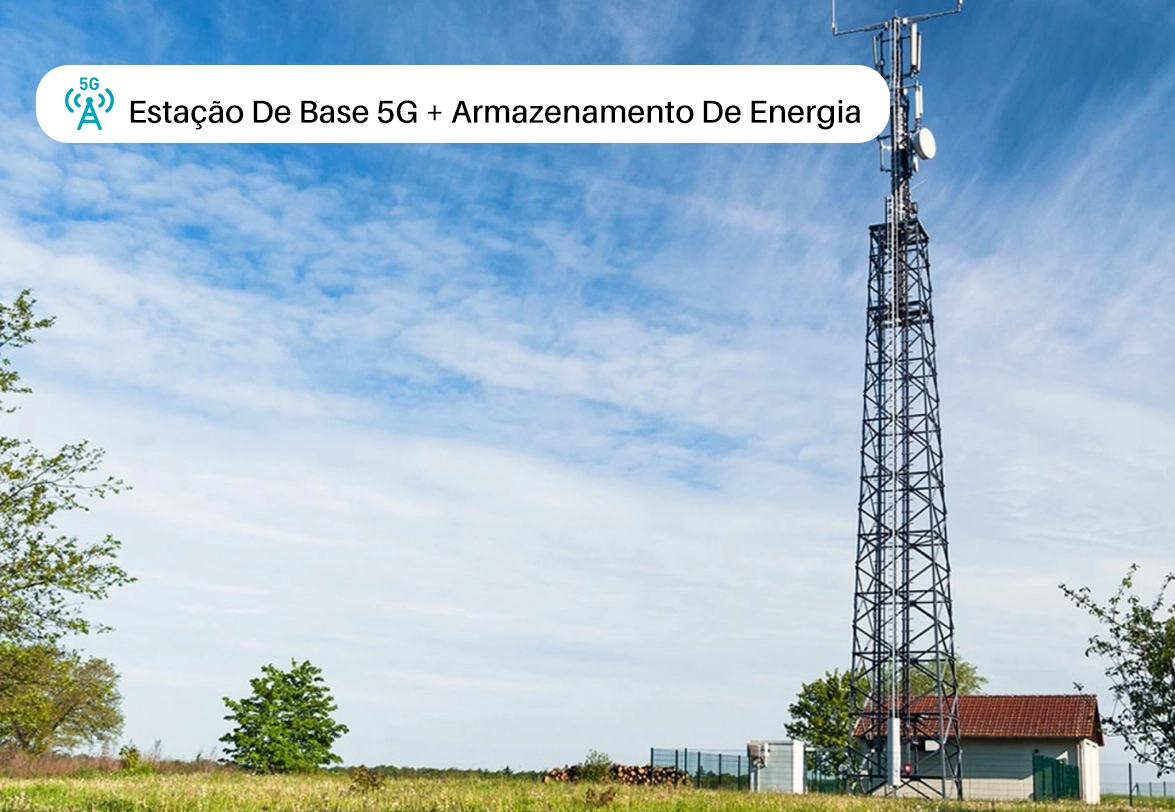 Estação base 5G + BESS comercial
