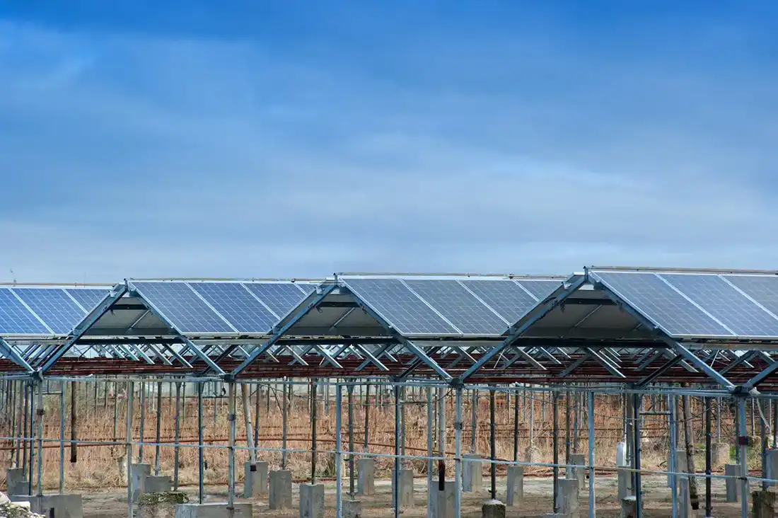 energieopslagsysteem fotovoltaïsch paneel installatieproject