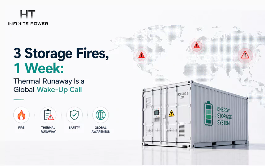 3 Storage Fires, 1 Week: Thermal Runaway Is a Global Wake-Up Call