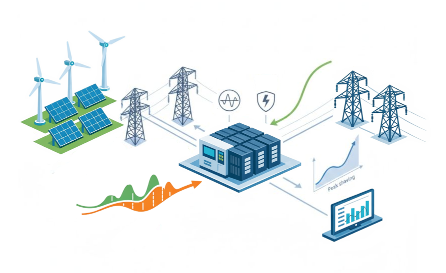Verschillende scenario’s van het energieopslagsysteem vereisen de keuze van verschillende protocollen.