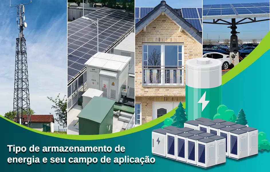 Tipos de armazenamento de energia e suas áreas de aplicação
