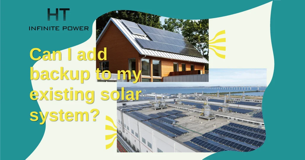Can I add battery backup to my existing solar system?