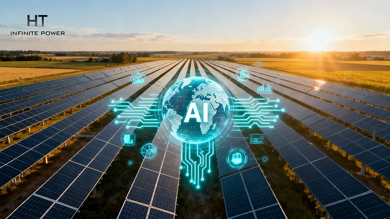IA no Armazenamento de Energia Industrial