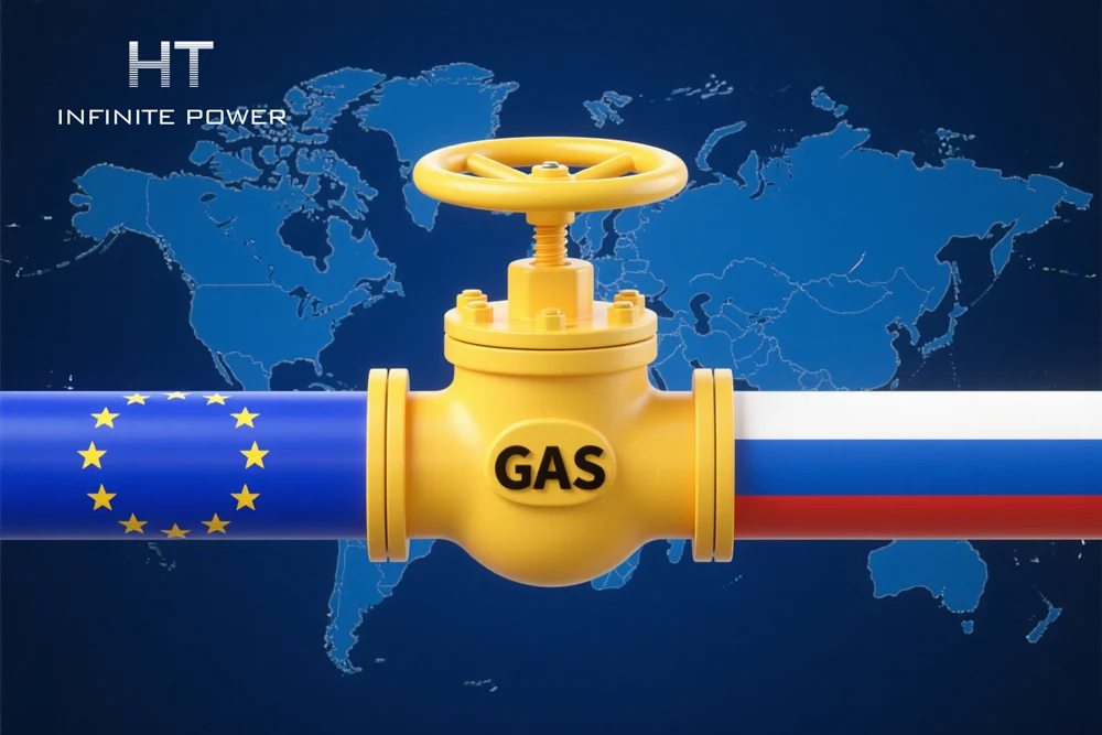 Russia supplies natural gas to Europe