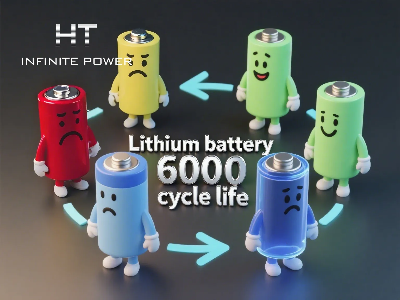 Durée de vie de stockage : 6 000 cycles pour une batterie lithium